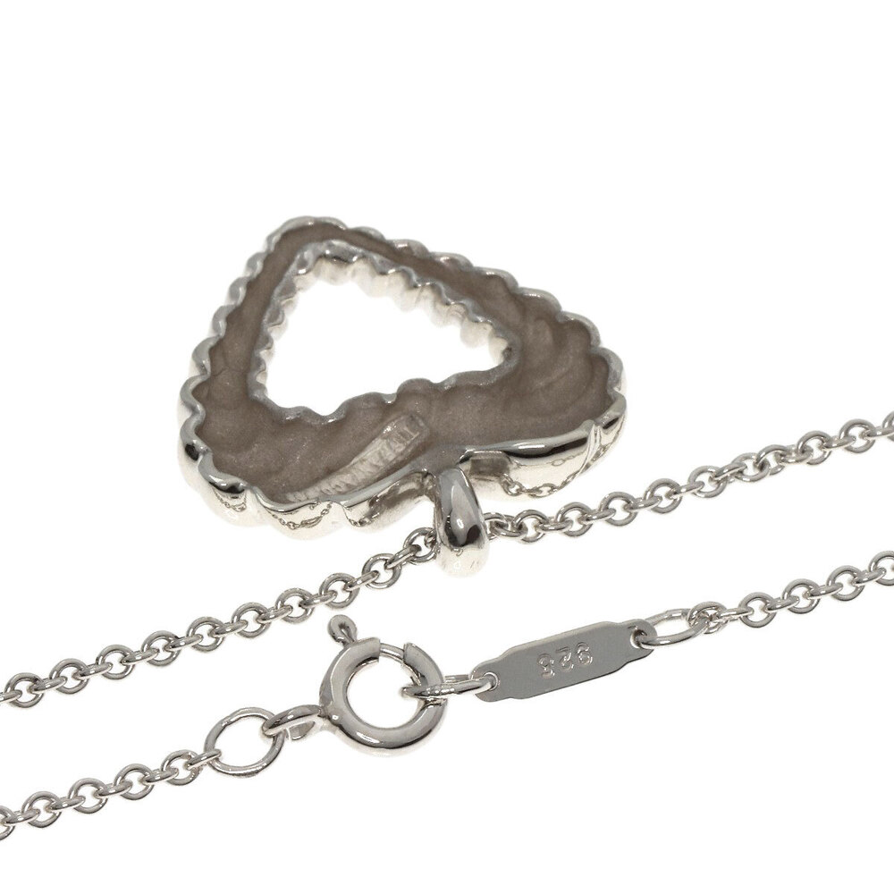Tiffany Twisted Heart Necklace Silver